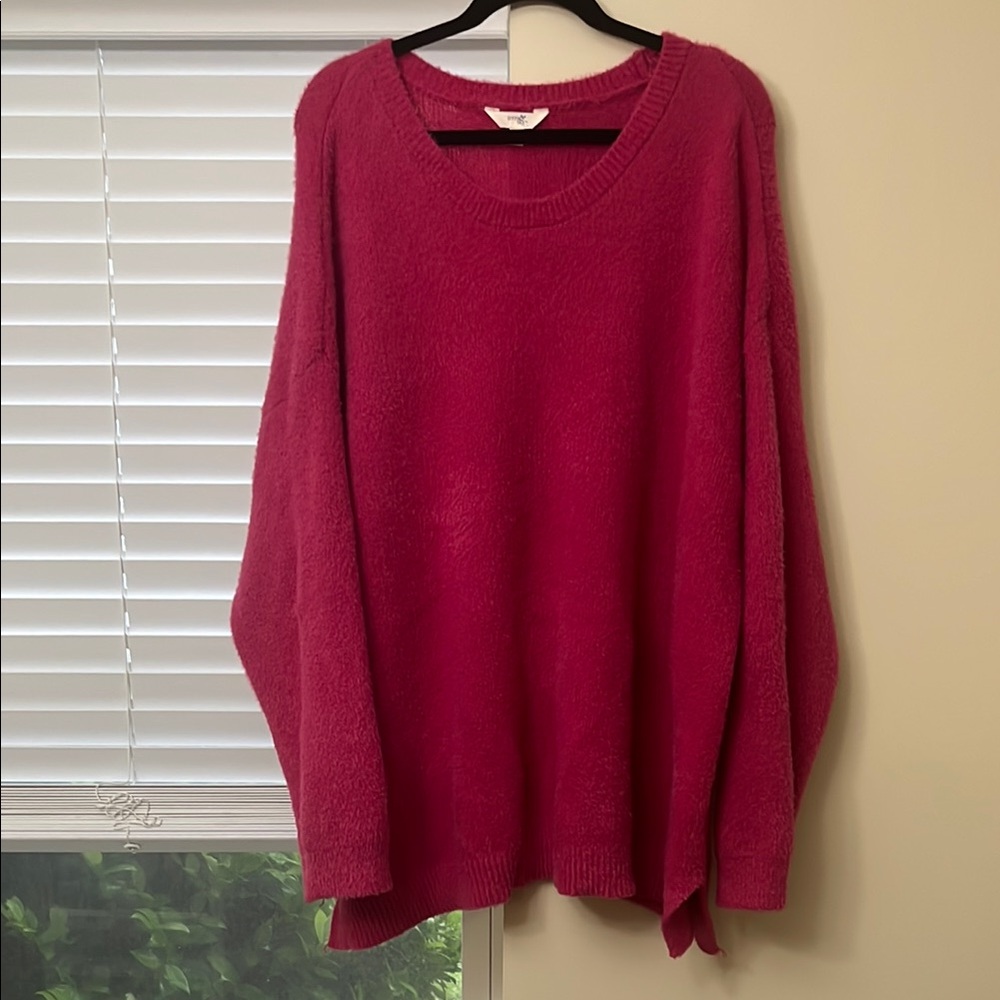 🎀Women's Fuzzy Hot Pink Sweater🎀